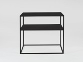Stół kawowy TENSIO 2 FLOOR METAL 50 - czarny