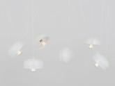 Lampa wisząca POPO FLAT 6 - biały