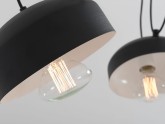 Lampa wisząca POPO FLAT 6 - czarny
