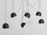Lampa wisząca POPO L 6 - czarny