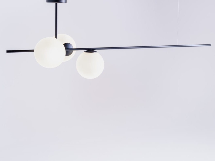 Lampa wisząca BOBLER horizontal - czarna