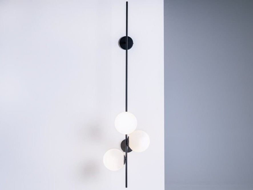 Lampa ścienna BOBLER 2connect - czarna