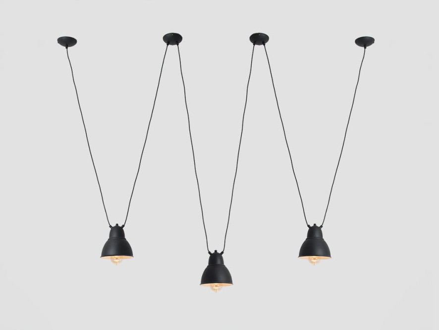 Lampa wisząca COBEN HANGMAN 3 - czarny