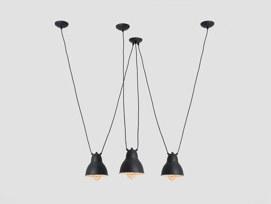 Lampa wisząca COBEN HANGMAN FIX 3 - czarny