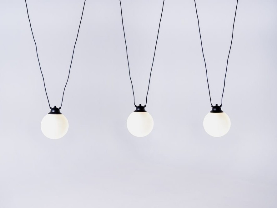 Lampa wisząca GLASS HANGMAN 3 - czarny