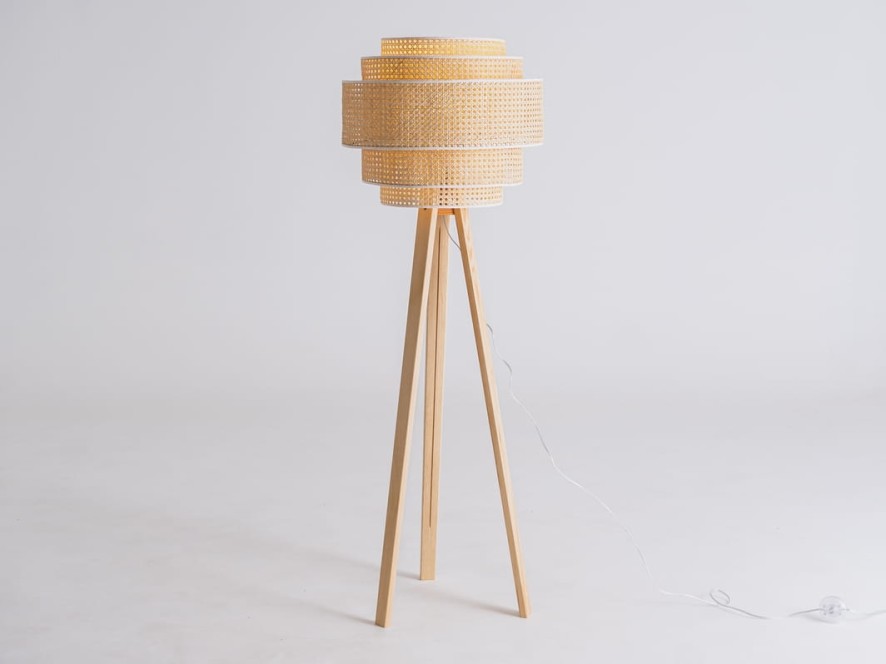 Lampa podłogowa FLETE FLOOR MIX - naturalny
