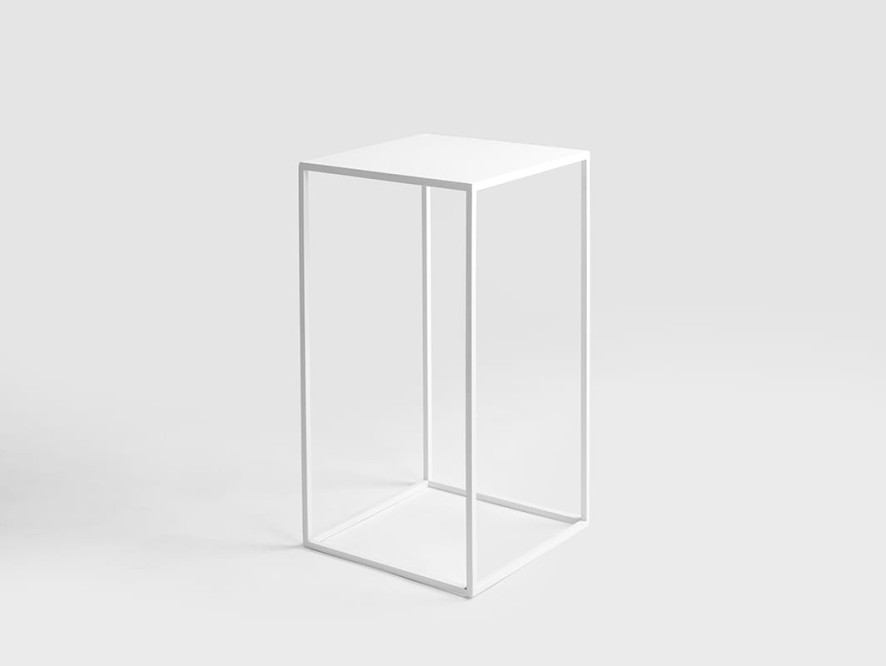 Stolik TENSIO METAL 30 - biały