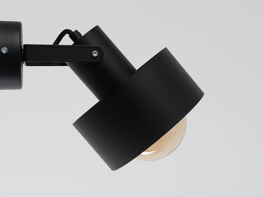 Lampa ścienna FAY WALL PLUS - czarny