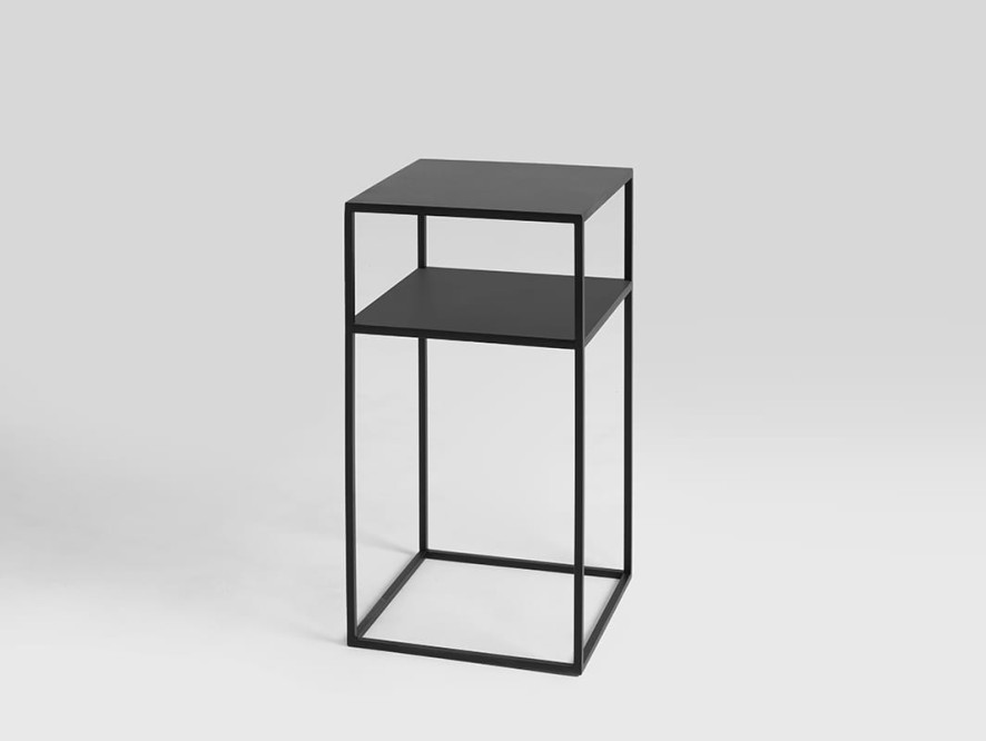 Stolik TENSIO 2 FLOOR METAL 30 - czarny
