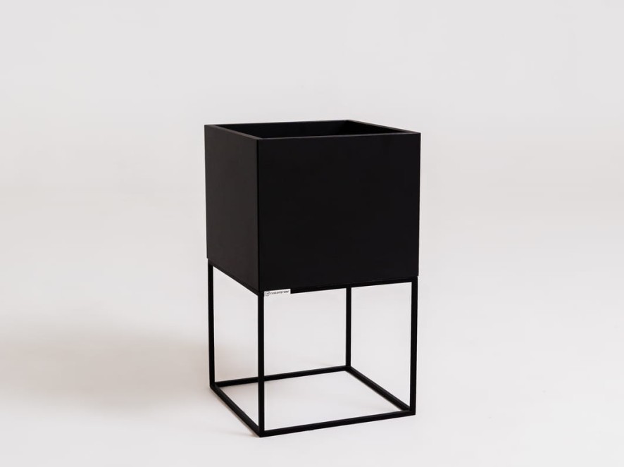 Donica PALMUS METAL 60x35x35 - czarny