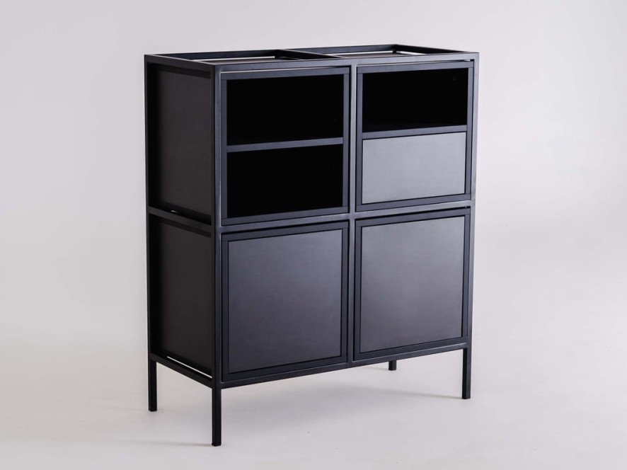 Regał SKAP BLACK 2R2 MIX