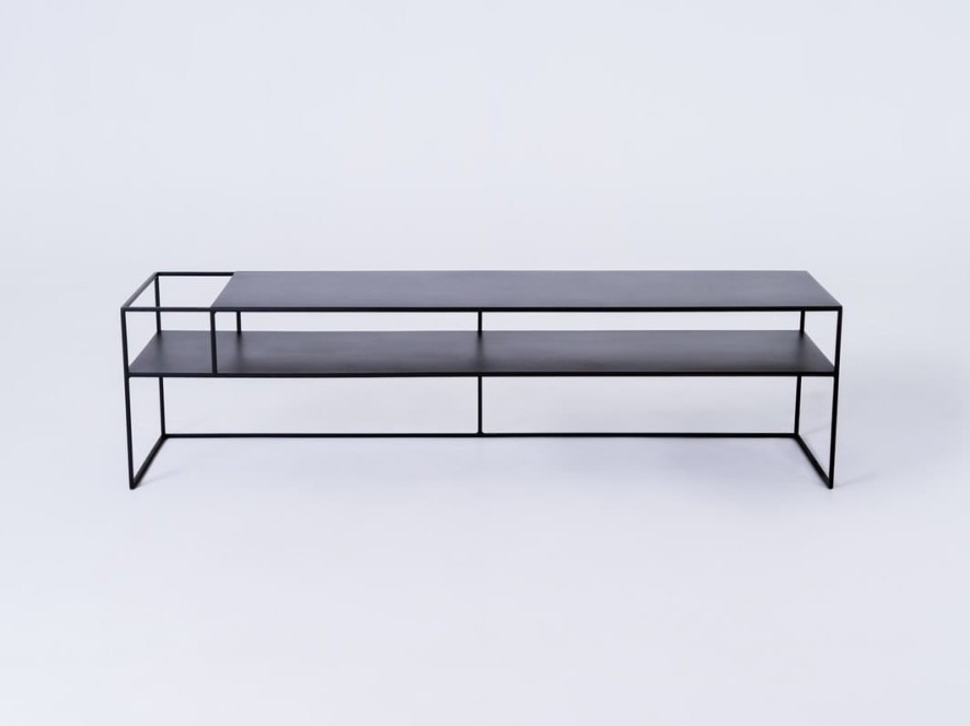 Stolik RTV SENSO FLOWER METAL 170x45 L