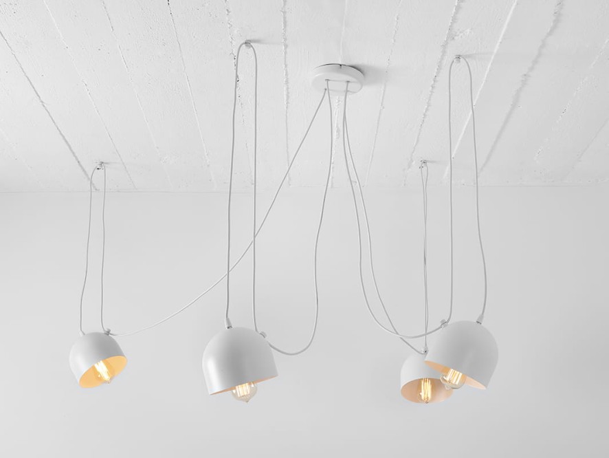 Lampa wisząca POPO 4 - biały