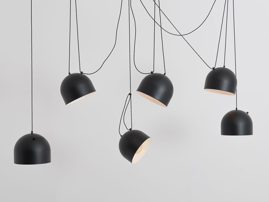 Lampa wisząca POPO L 6 - czarny