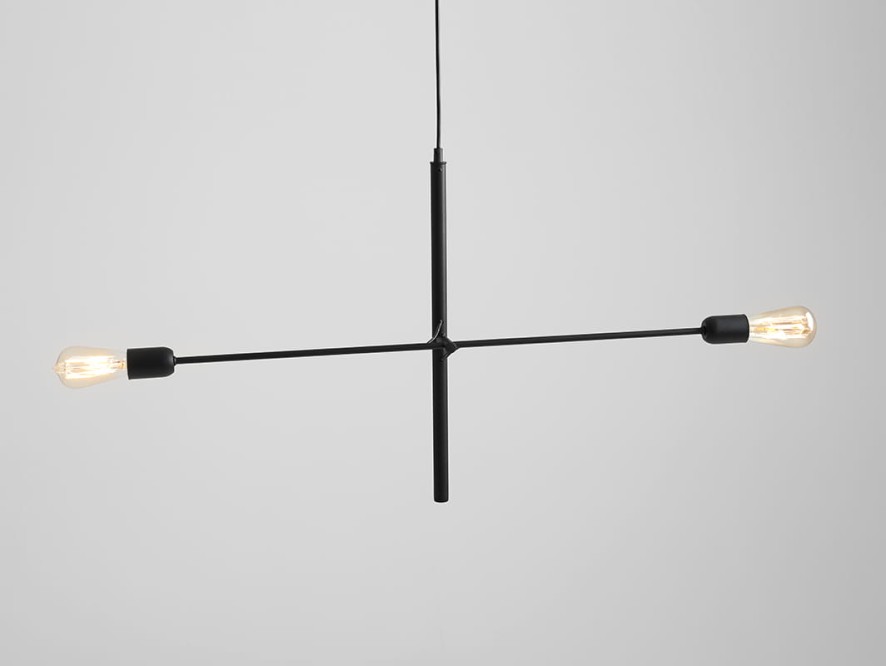 Lampa wisząca TWIGO 2 - czarny