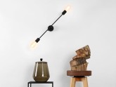 Lampa ścienna TWIGO WALL 2 L - czarny