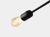 Lampa ścienna TWIGO WALL 2 L - czarny