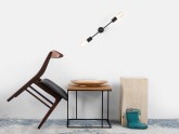 Lampa ścienna TWIGO WALL 2 S - czarny