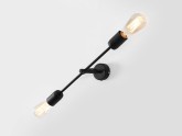 Lampa ścienna TWIGO WALL 2 S - czarny