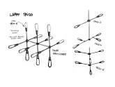 Lampa wisząca TRISO 6 - czarny