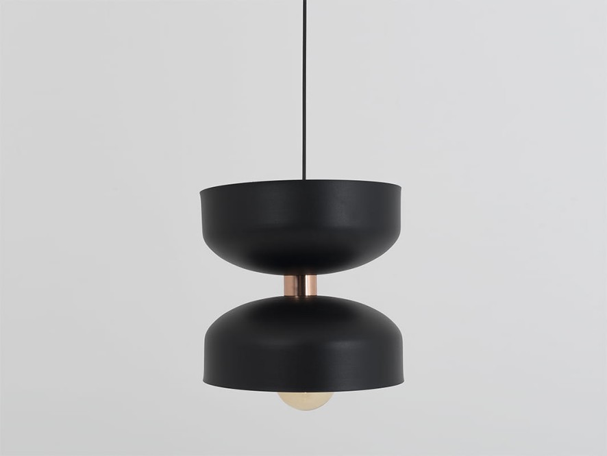 Lampa wisząca WOMAN L - czarny