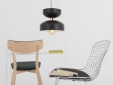 Lampa wisząca WOMAN M - czarny