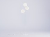 Lampa podłogowa BOBLER - biała