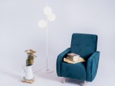Lampa podłogowa BOBLER - biała
