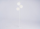 Lampa podłogowa BOBLER - biała