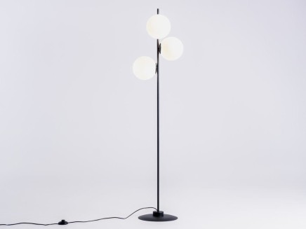 Lampa podłogowa BOBLER - czarny