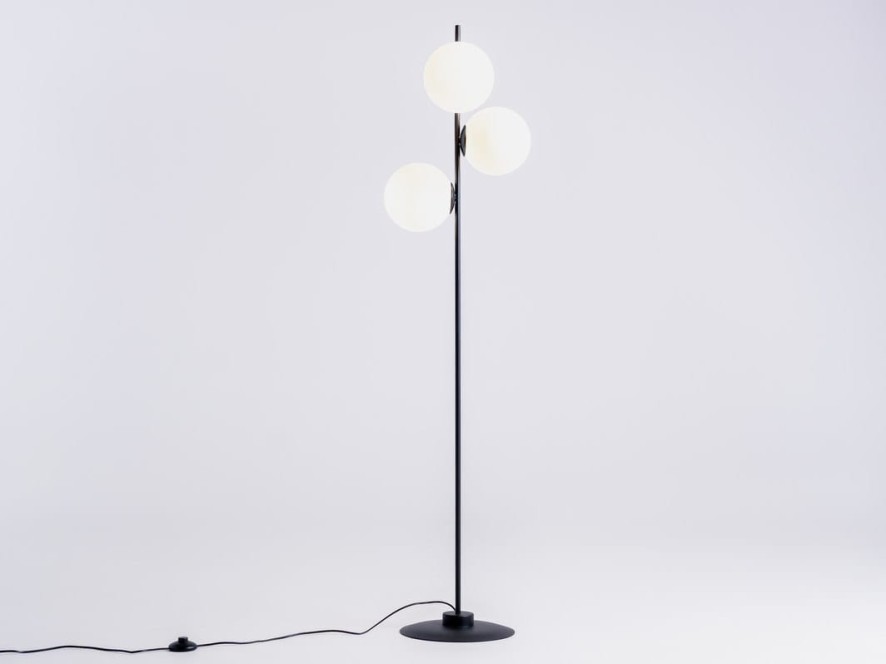 Lampa podłogowa BOBLER - czarna
