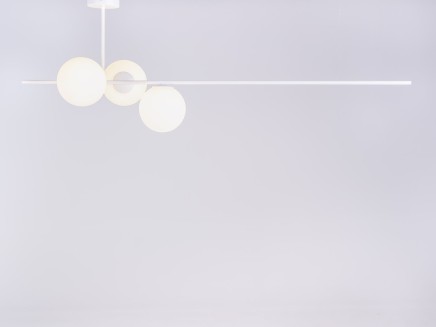 Lampa wisząca BOBLER horizontal - biała