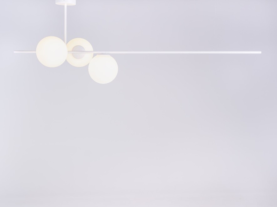 Lampa wisząca BOBLER horizontal - biała