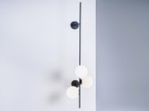 Lampa ścienna BOBLER 2connect - czarna