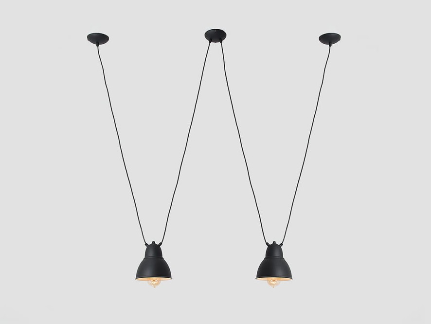 Lampa wisząca COBEN HANGMAN 2 - czarny