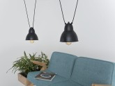 Lampa wisząca COBEN HANGMAN 2 - czarny