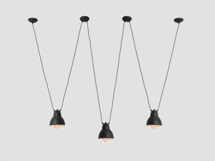Lampa wisząca COBEN HANGMAN 3 - czarny