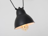 Lampa wisząca COBEN HANGMAN 3 - czarny
