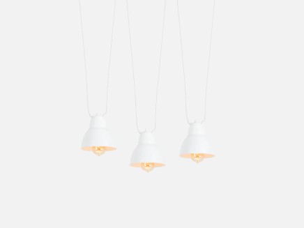 Lampa wisząca COBEN HANGMAN FIX 3 - biały