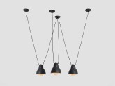Lampa wisząca COBEN HANGMAN FIX 3 - czarny