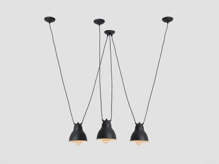 Lampa wisząca COBEN HANGMAN FIX 3 - czarny