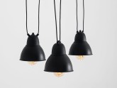 Lampa wisząca COBEN HANGMAN FIX 3 - czarny
