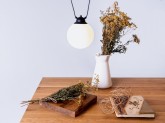 Lampa wisząca GLASS HANGMAN 1 - czarny
