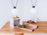 Lampa wisząca GLASS HANGMAN 2 - czarny