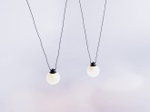 Lampa wisząca GLASS HANGMAN 2 - czarny