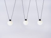 Lampa wisząca GLASS HANGMAN 3 - czarny