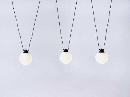 Lampa wisząca GLASS HANGMAN 3 - czarny