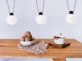 Lampa wisząca GLASS HANGMAN 3 - czarny