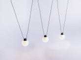Lampa wisząca GLASS HANGMAN 3 - czarny