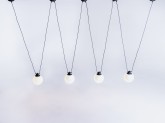 Lampa wisząca GLASS HANGMAN 4 - czarny